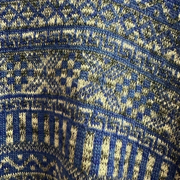 Alya open front, draped front, woven cardigan. - Picture 3 of 5